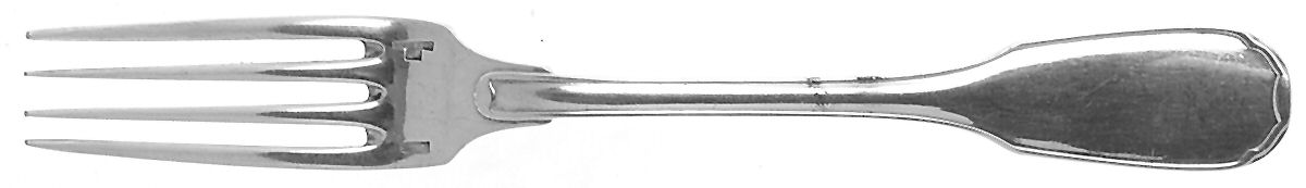 Plunir (Silverplate) Dessert Fork by Christofle France-1