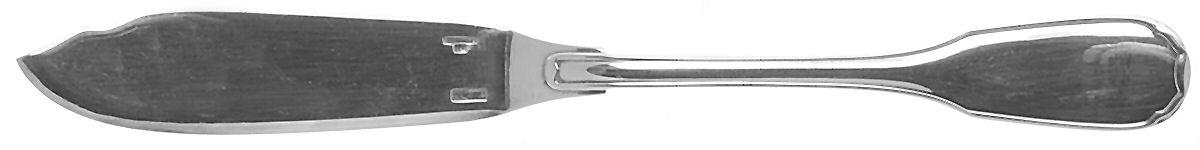 Plunir (Silverplate) Individual Solid Fish Knife by Christofle France-1