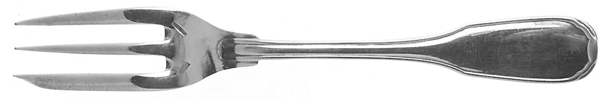 Plunir (Silverplate) Pastry Fork by Christofle France-1