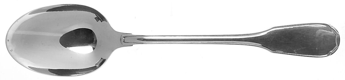 Plunir (Silverplate) Large Solid Serving Spoon by Christofle France-1