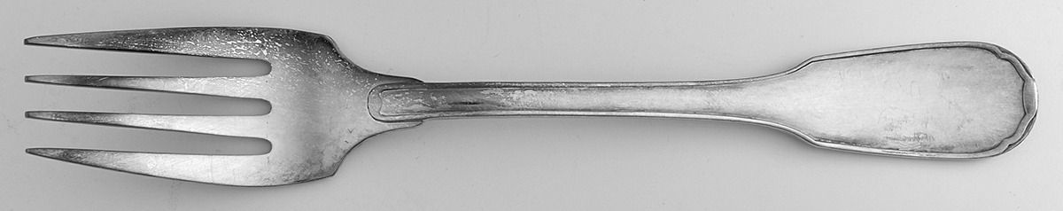 Plunir (Silverplate) Individual Salad Fork by Christofle France-1