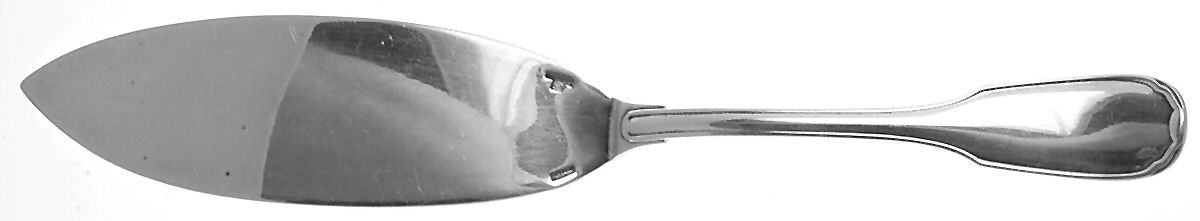 Plunir (Silverplate) Large Solid Fish Serving Knife by Christofle France-1