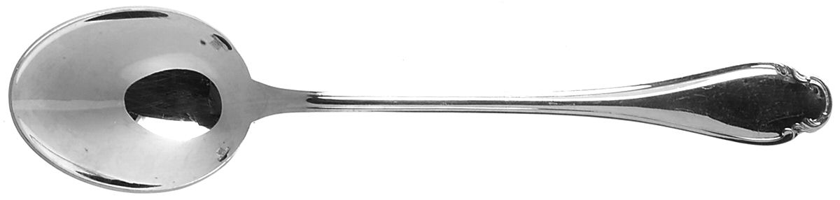 Pompadour (Silverplate) Solid Salad Serving Spoon by Christofle France-1