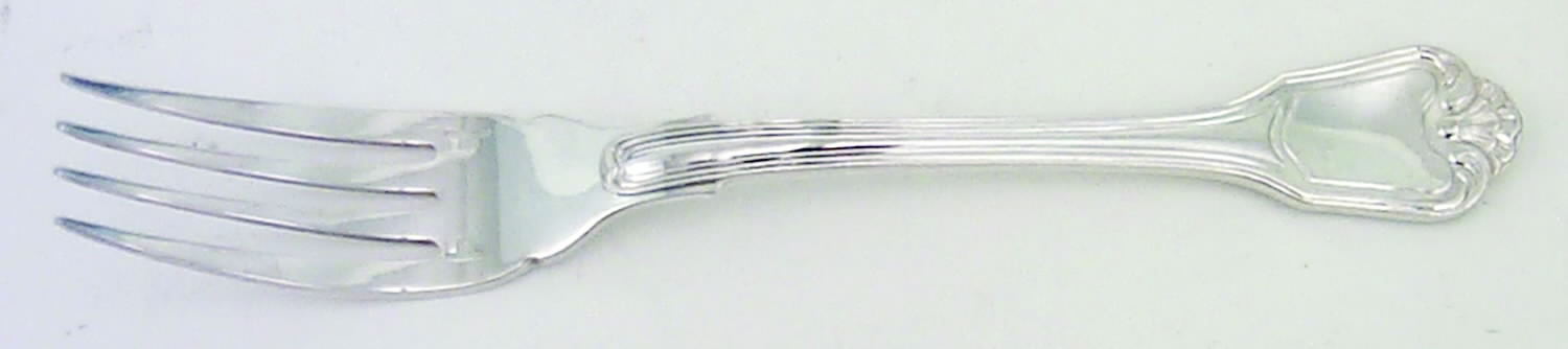 Port Royal (Silverplate) Fork by Christofle France-1