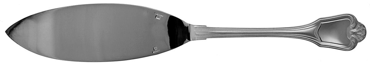 Port Royal (Silverplate) Large Solid Fish Serving Knife by Christofle France-1