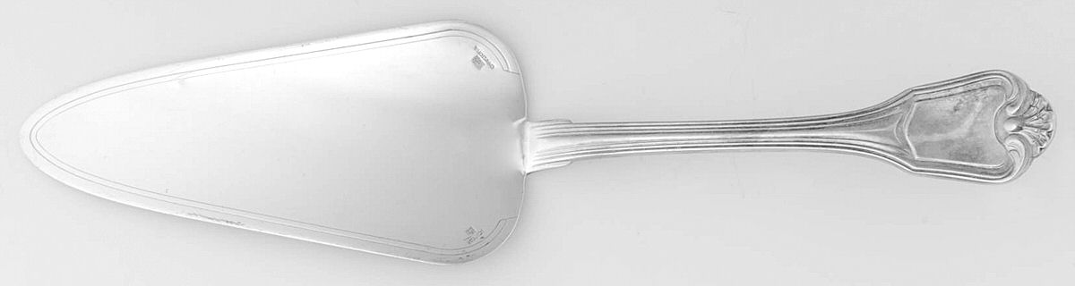 Port Royal (Silverplate) Solid Pie Server by Christofle France-1