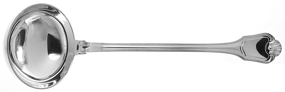 Port Royal (Silverplate) Solid Soup Ladle by Christofle France-1