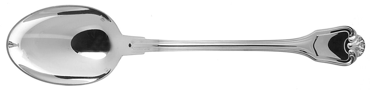 Port Royal (Silverplate) Solid Serving Spoon by Christofle France-1