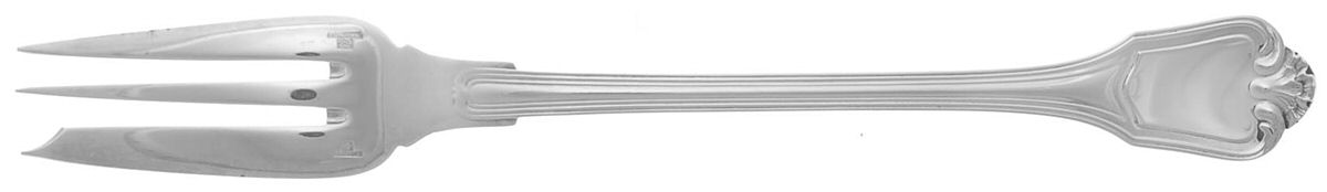 Port Royal (Silverplate) Solid Serving Fork by Christofle France-1