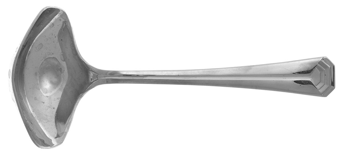 Pyramis (Stainless) Solid Gravy Ladle by Christofle France-1