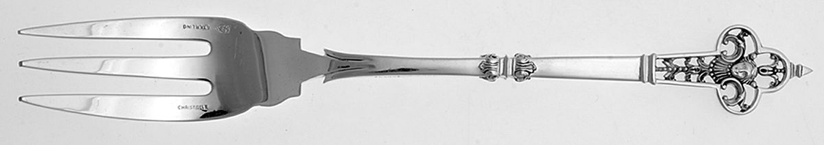 Renaissance (Sterling, 1991) Individual Solid Fish Fork by Christofle France-1