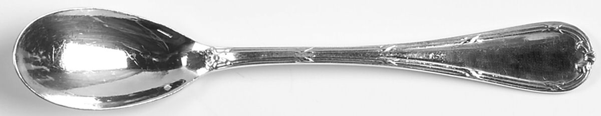Rubans (Silverplate, 1926) Egg Spoon by Christofle France-1