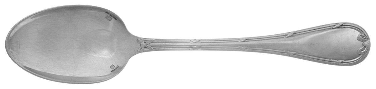 Rubans (Silverplate, 1926) Place/Oval Soup Spoon by Christofle France-1