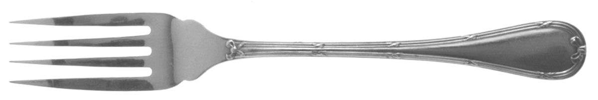 Rubans (Silverplate, 1926) Individual Solid Fish Fork by Christofle France-1