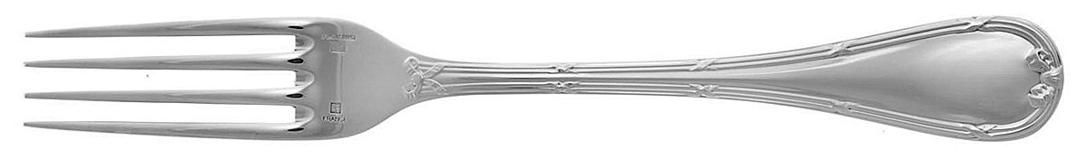 Rubans (Silverplate, 1926) Fork by Christofle France-1
