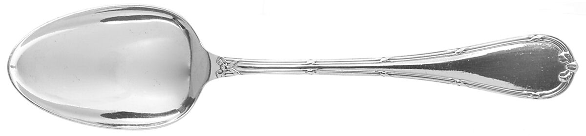 Rubans (Silverplate, 1926) European Place/Oval Soup Spoon by Christofle France-1