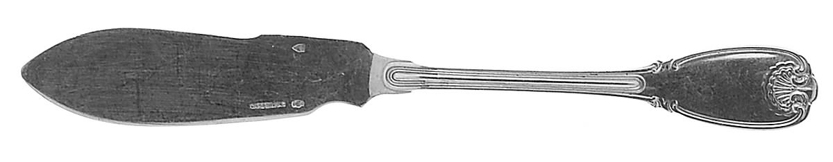 Sceaux (Sterling) Flat Handle Butter Spreader by Christofle France-1