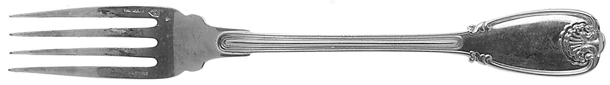 Sceaux (Sterling) Individual Solid Fish Fork by Christofle France-1