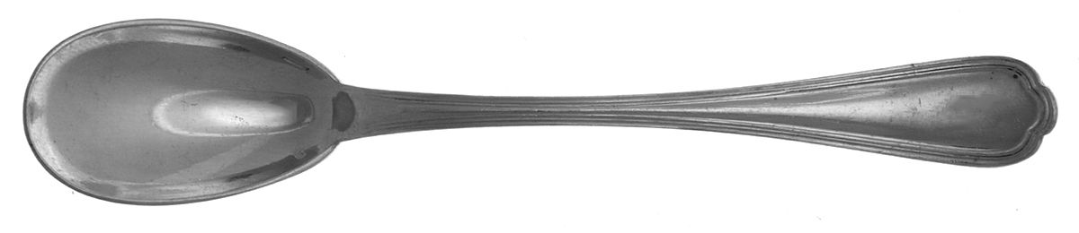 Spatours (Silverplate, 1862, No Monograms) Egg Spoon by Christofle France-1