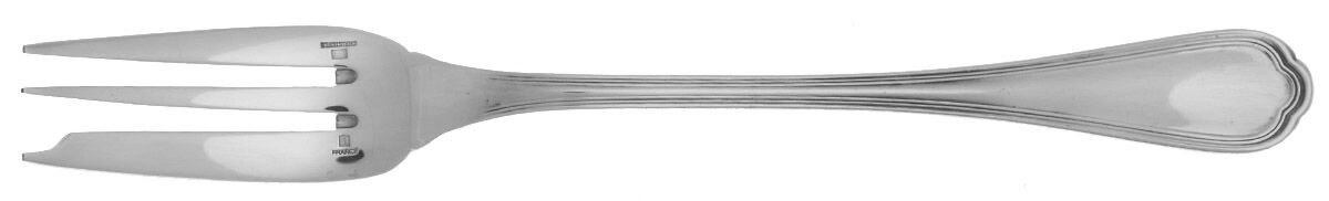 Spatours (Silverplate, 1862, No Monograms) Solid Serving Fork by Christofle France-1