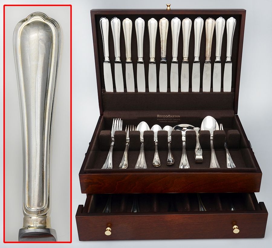Spatours (Silverplate, 1862, No Monograms) 67 Piece Set by Christofle France-1