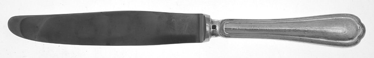 Spatours (Silverplate, 1862, No Monograms) Modern Hollow Knife by Christofle France-1