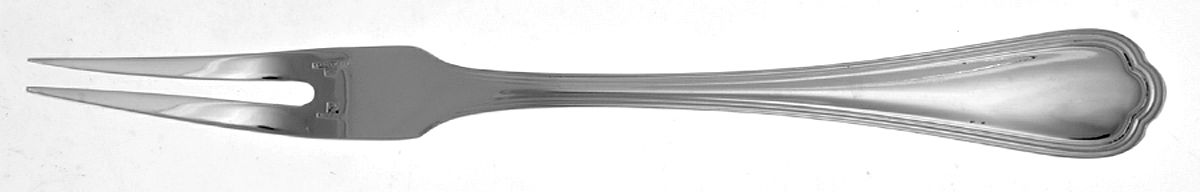 Spatours (Silverplate, 1862, No Monograms) Snail Fork by Christofle France-1