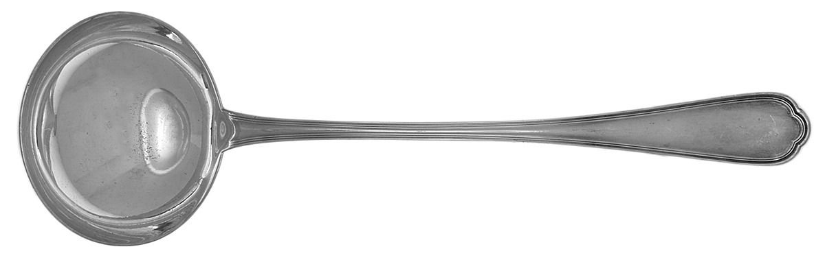 Spatours (Silverplate, 1862, No Monograms) Large Solid Soup Ladle by Christofle France-1