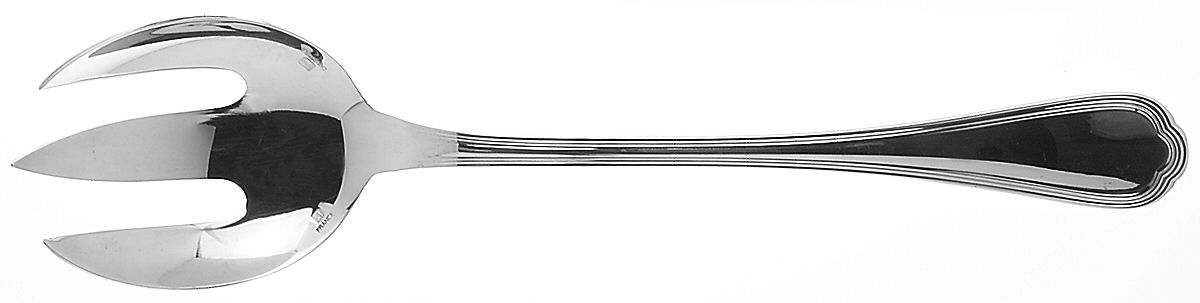 Spatours (Silverplate, 1862, No Monograms) Solid Salad Serving Fork by Christofle France-1