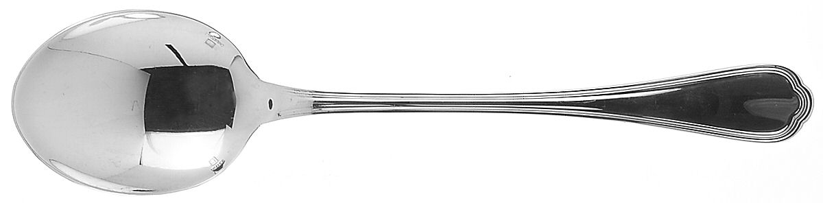 Spatours (Silverplate, 1862, No Monograms) Solid Salad Serving Spoon by Christofle France-1