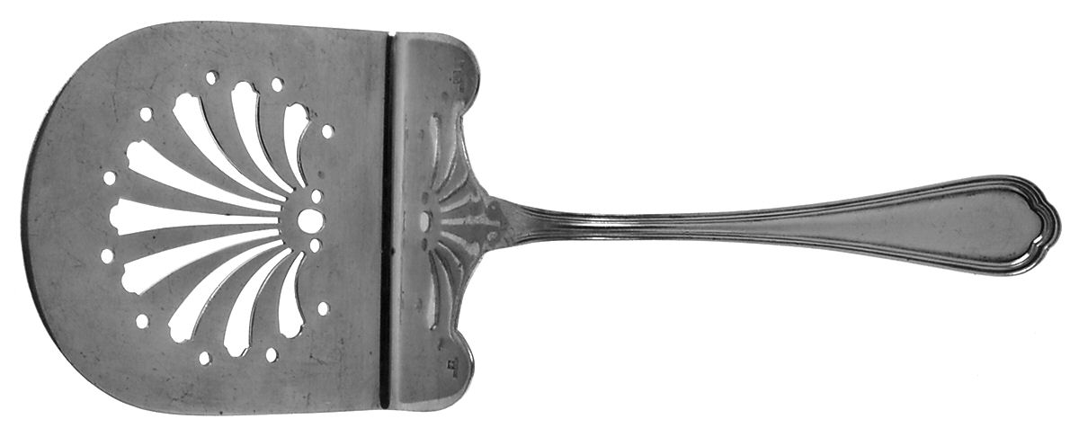 Spatours (Silverplate, 1862, No Monograms) Solid Asparagus Server by Christofle France-1
