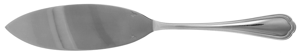 Spatours (Silverplate, 1862, No Monograms) Large Solid Fish Serving Knife by Christofle France-1