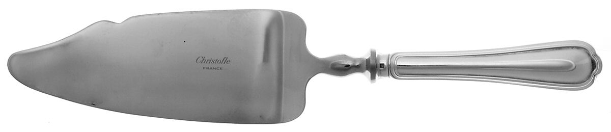 Spatours (Silverplate, 1862, No Monograms) Pie & Cake Server with Stainless Blade by Christofle France-1