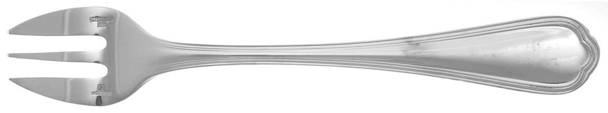 Spatours (Silverplate, 1862, No Monograms) Cocktail/Seafood Fork by Christofle France-1