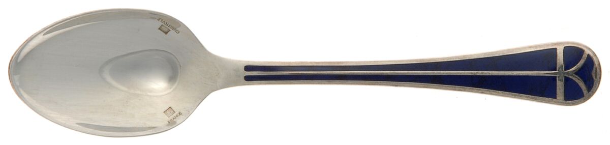 Talisman-Blue (Silverplate, 1995) Five O'Clock Teaspoon by Christofle France-1