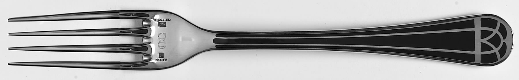 Talisman (Silverplate, 1995) Fork by Christofle France-1