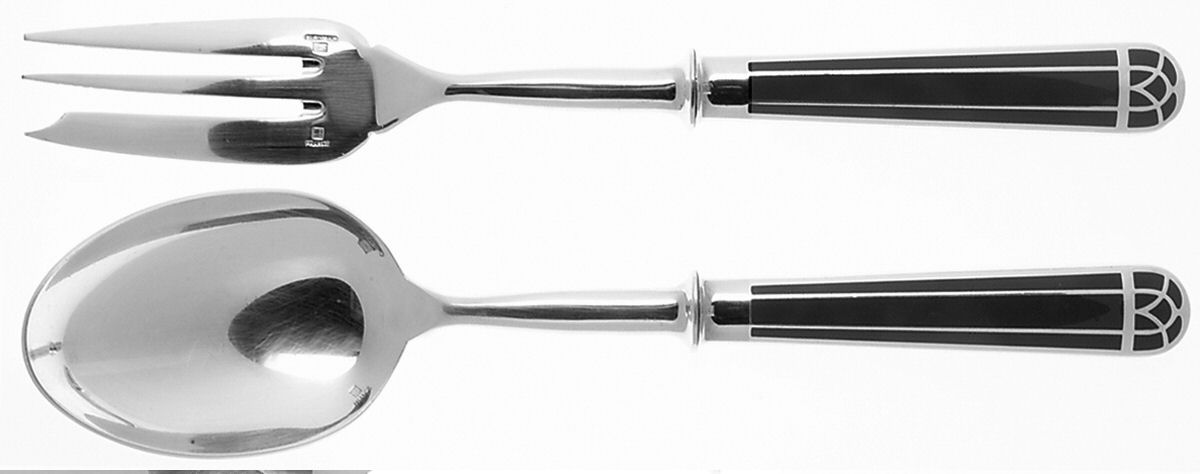 Talisman (Silverplate, 1995) Solid Serving Set by Christofle France-1