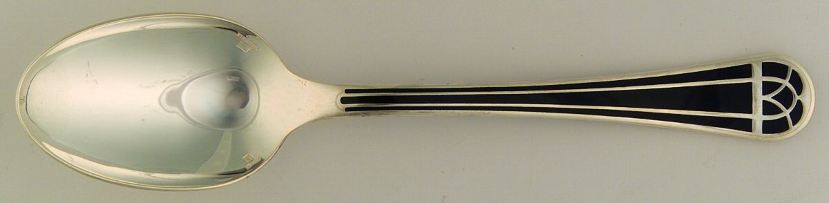 Talisman (Silverplate, 1995) Tablespoon (Serving Spoon) by Christofle France-1