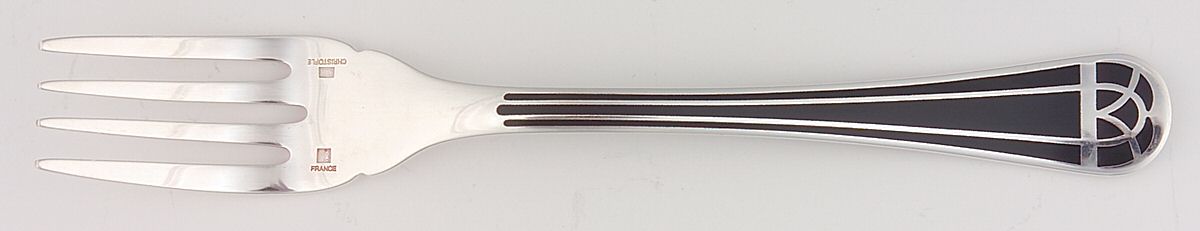 Talisman (Silverplate, 1995) Individual Solid Fish Fork by Christofle France-1