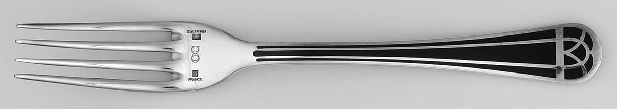 Talisman (Silverplate, 1995) Fork by Christofle France-1