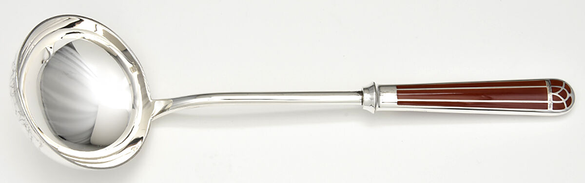 Talisman (Silverplate) Solid Soup Ladle by Christofle France-1