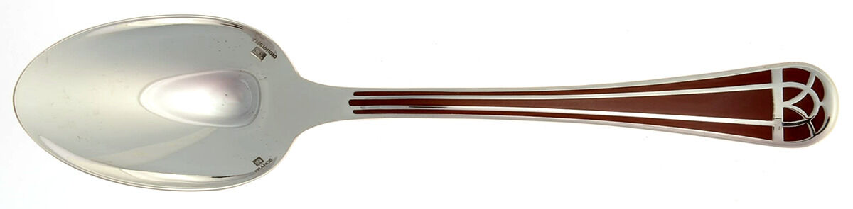 Talisman (Silverplate) Place/Oval Soup Spoon by Christofle France-1