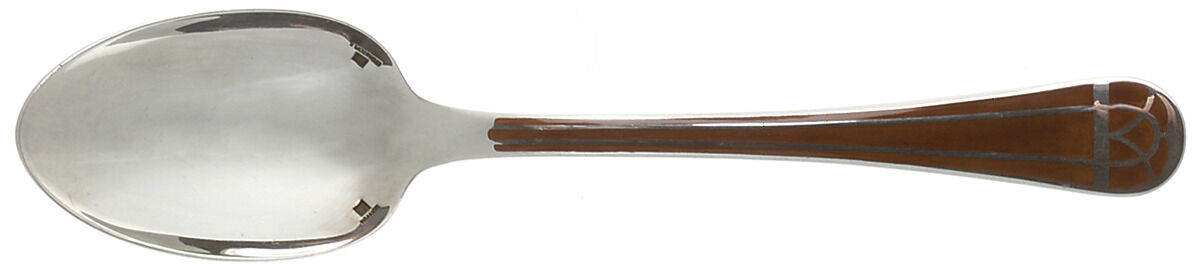 Talisman (Silverplate) Dessert/Oval Soup Spoon by Christofle France-1