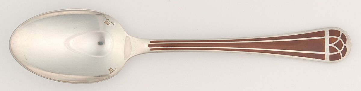 Talisman (Silverplate) Tablespoon (Serving Spoon) by Christofle France-1