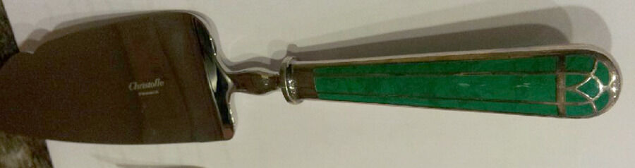 Talisman (Silverplate) Pie & Cake Server with Stainless Blade by Christofle France-1