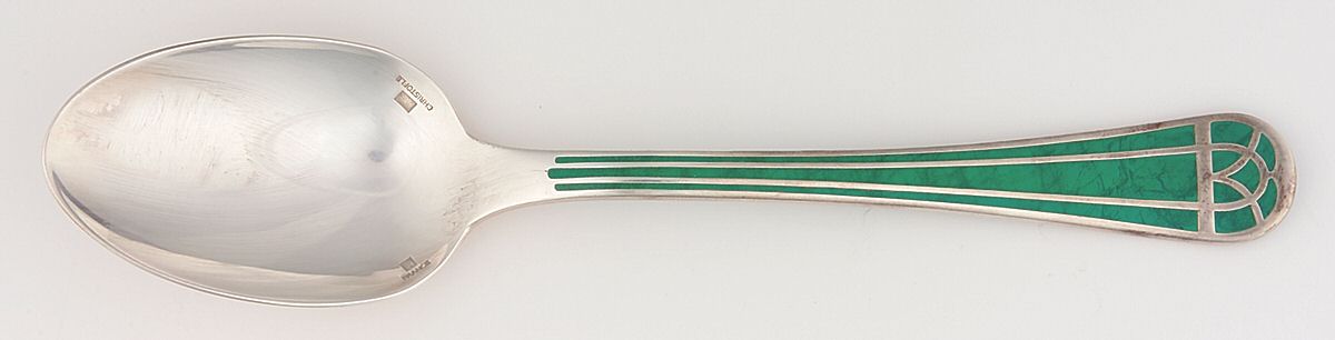 Talisman (Silverplate) Place/Oval Soup Spoon by Christofle France-1