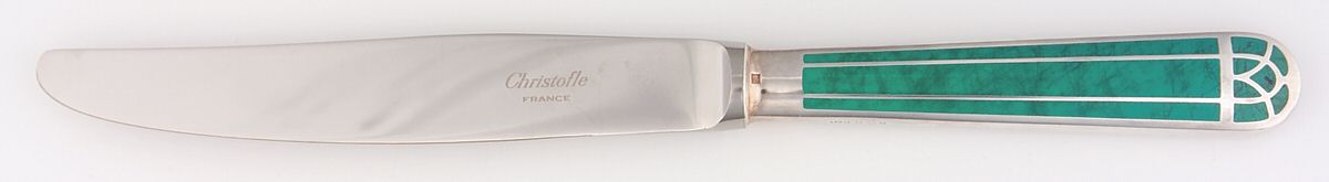 Talisman (Silverplate) Modern Hollow Knife by Christofle France-1