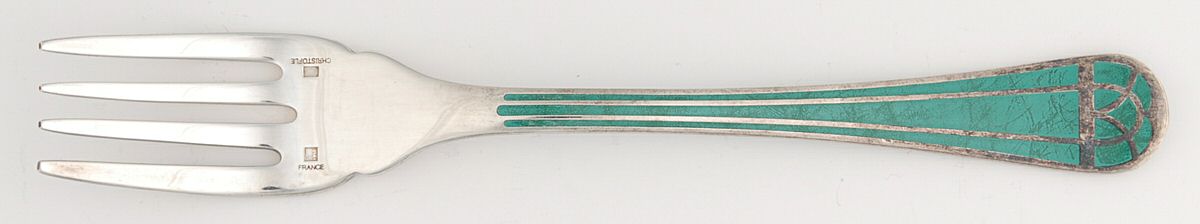 Talisman (Silverplate) Individual Salad Fork by Christofle France-1