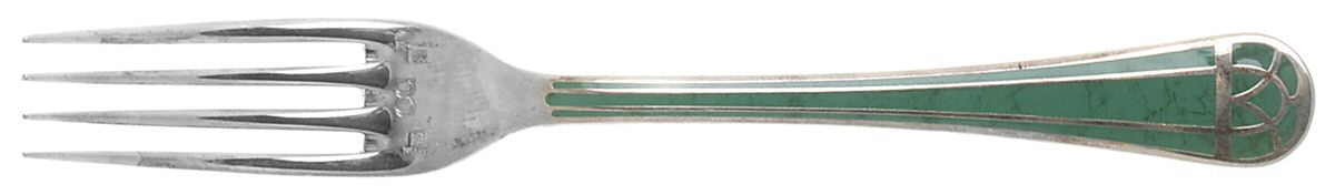 Talisman (Silverplate) Fork by Christofle France-1