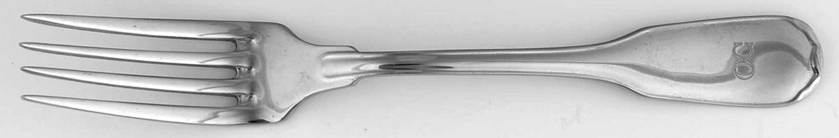 Touraine (Stainless) Dessert Fork by Christofle France-1